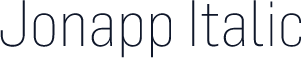 Jonapp Italic