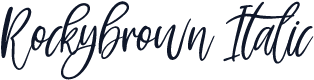 Rockybrown Italic
