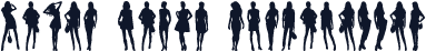 Model Woman Silhouettes