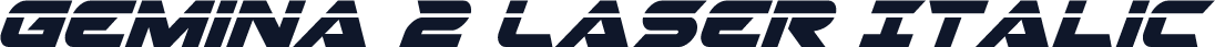 Gemina 2 Laser Italic