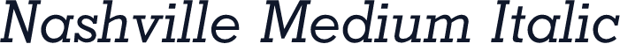 Nashville Medium Italic