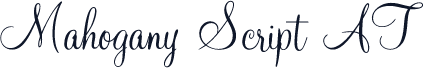 Mahogany Script AT