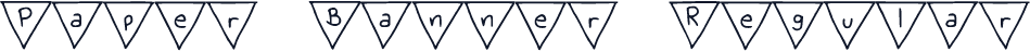 Paper Banner Regular