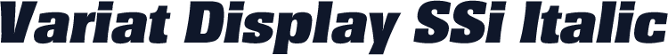 Variat Display SSi Italic