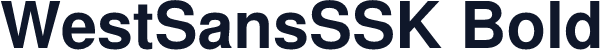 WestSansSSK Bold