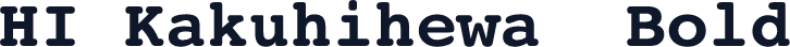 HI Kakuhihewa  Bold