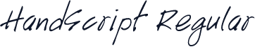 HandScript Regular