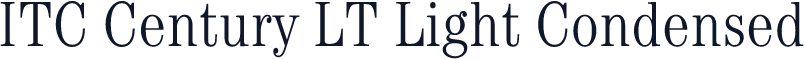 ITC Century LT Light Condensed