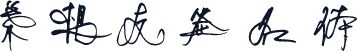 叶根友签名体