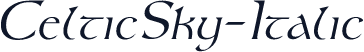 CelticSky-Italic
