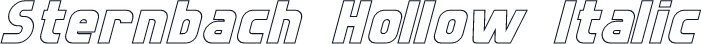 Sternbach Hollow Italic