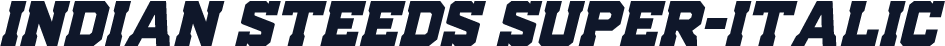 Indian Steeds Super-Italic