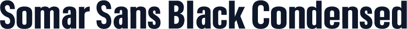 Somar Sans Black Condensed