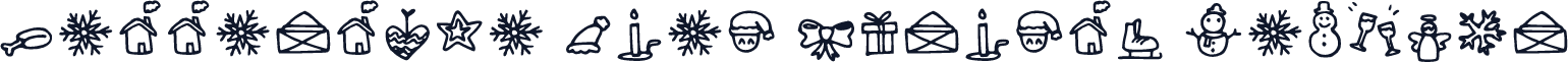 Lettertype Mies Christm Regular