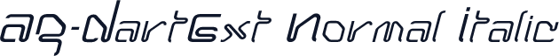 AG-DartExt Normal Italic