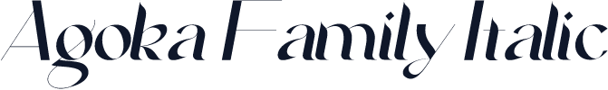 Agoka Family Italic