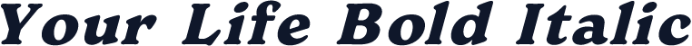 Your Life Bold Italic