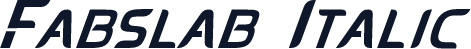 Fabslab  Italic