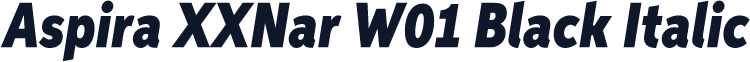 Aspira XXNar W01 Black Italic