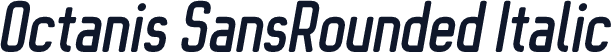 Octanis SansRounded Italic