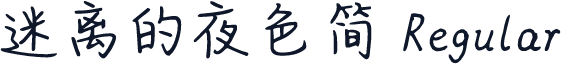 迷离的夜色简 Regular