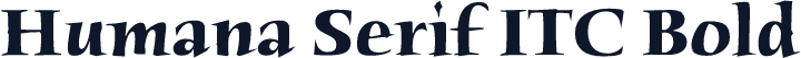 Humana Serif ITC Bold