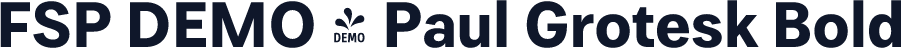 FSP DEMO - Paul Grotesk Bold