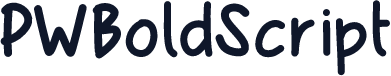 PWBoldScript