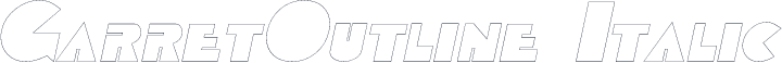 GarretOutline Italic
