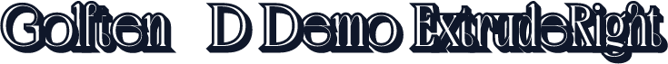 Golften 3D Demo ExtrudeRight