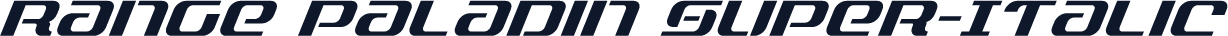 Range Paladin Super-Italic