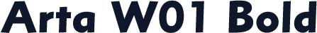 Arta W01 Bold