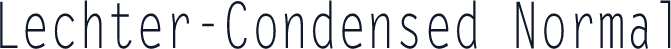 Lechter-Condensed Normal
