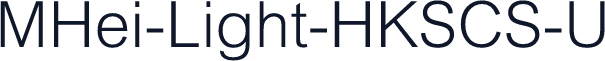 MHei-Light-HKSCS-U
