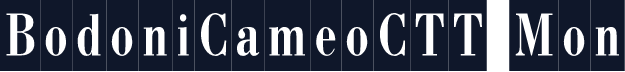 BodoniCameoCTT Mon