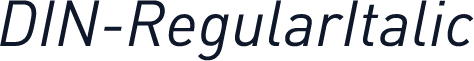 DIN-RegularItalic