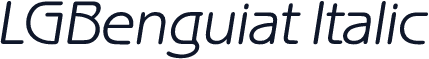 LGBenguiat Italic