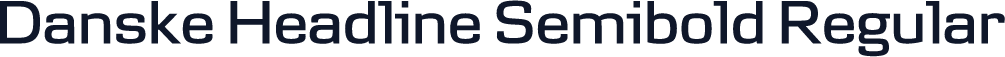Danske Headline Semibold Regular