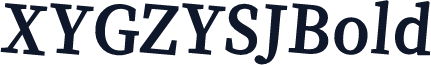 XYGZYS J Bold