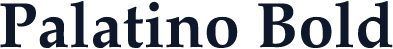 Palatino Bold