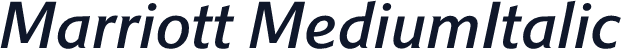 Marriott MediumItalic