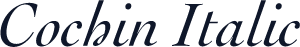 Cochin Italic