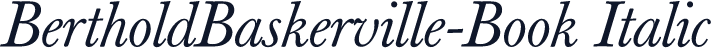 BertholdBaskerville-Book Italic