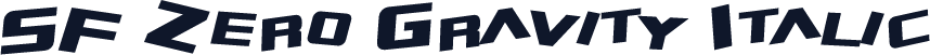 SF Zero Gravity Italic