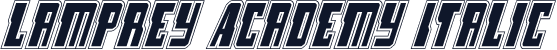 Lamprey Academy Italic