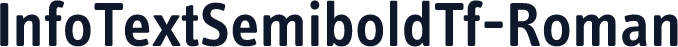 InfoTextSemiboldTf-Roman