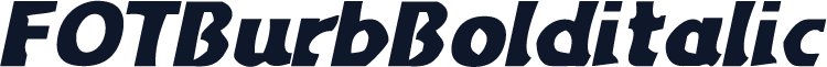 FOTBurbBolditalic