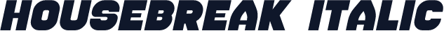 Housebreak Italic