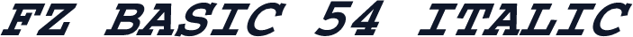 FZ BASIC 54 ITALIC