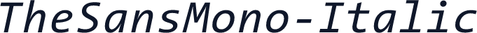 TheSansMono-Italic